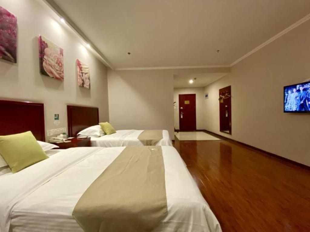 Greentree Inn Shandong Linxi Pingyi Mengyang Road Express Hotel Esterno foto
